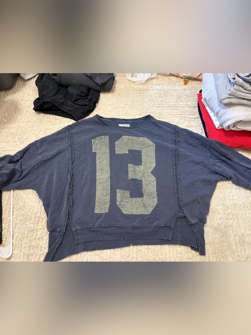 Free People Oversized Sweatshirt